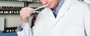 Chemical testing the essence of a product.
